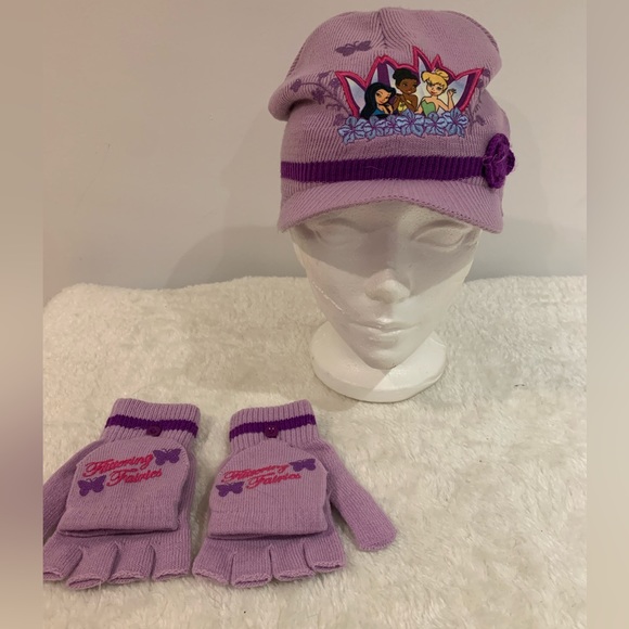 Disney Fairies Hat and Gloves set - Picture 4 of 9